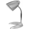 Avide Asztali lámpa BASIC C talpú ezüst + 4W LED