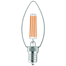 Avide Avide LED Filament Candle 4.9W E14 WW 2700K Super High Lumen izzó