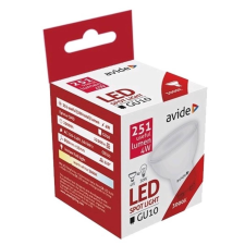 Avide Avide LED Spot Alu+plastic 4W GU10 110° WW 3000K izzó