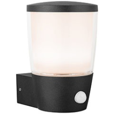 Avide Berlin kültéri fali lámpa mozgásérzékelővel (E27) fekete kültéri világítás