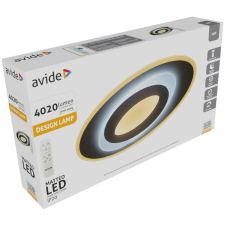 Avide Design Mennyezeti Lámpa Matteo 45W RF Távirányítóval (LED, színhőmérséklet állítható, dimmelhető, oyster) világítás