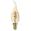 Avide E14 LED izzó Vintage filament (3W/360°) Csavart gyertya láng - meleg f.