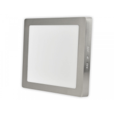 Avide Falon kívüli LED panel (négyzet alakú) 12W - szatén-nikkel, 4000K világítás