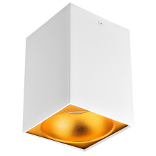  Avide GU10 Lámpatest Négyzetes Fehér-Arany világítás