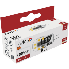 Avide LED 2W G4 WW 3000K Fekvő izzó