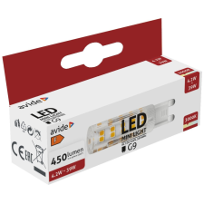  Avide LED 4.2W G9 WW 3000K fekvő izzó