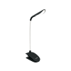Avide LED asztali lámpa, csiptethető, 1.5W, 120lm, fekete (ABLDL-CLIP-1.5W-BL)