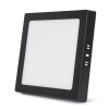 Avide LED Falra Szerelhető Négyzetes Mennyezeti Lámpa ALU 18W CCT IP44/IP20 Fekete (AMSMPCCT-S-18W-ALU44-B)