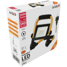 Avide LED Reflektor Slim SMD 30W állványos 1.5m NW 4000K kültéri világítás