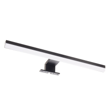 Avide LED Tükörvilágító Lámpa Szögletes Fekete Alu 400mm NW 4000K 8W IP44 világítás