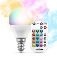 Avide Smart LED Mini Globe 4.9W RGB+W 2700K IR Távirányítóval izzó