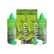 Avizor Alvera 2 x 350 ml kontaktlencse folyadék