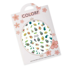  Avokado öntapadó matrica CA572 körömdíszítő