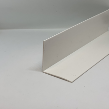 AVProfil AV Fehér L profil Műanyag sarokprofil 15x15x2000 mm Sarokléc élvédő szögprofil élvédő, sín, szegélyelem