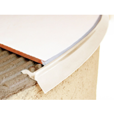 AVProfil AV Hajlítható teraszszegély ezüst eloxált matt 20x6x2500 mm Erkély vízvető balkon profil padlólap alá terasz lépcső teraszprofil élvédő, sín, szegélyelem