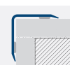 AVProfil AV Rozsdamentes élvédő inox sarokléc selyemfényű öntapadós 40x40x2500 mm saválló saroktakaró sarokvédő L profil