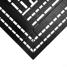 AVRubber Munkahelyi biztonsági szőnyeg 60x120 cm fekete ultra-erős padlóburkoló lap munkavédelem