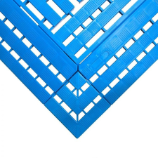 AVRubber Munkahelyi biztonsági szőnyeg 60x120 cm kék ultra-erős padlóburkoló lap munkavédelem