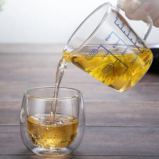 AVX MP250ml-es üveg mérőpohár tetővel konyhai eszköz