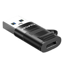 Awei adapter CL-13 USB-C/USB-A fekete mobiltelefon kellék