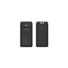 Awei PowerBank P169K 20000mAh 22.5W fekete kijelző + kable PD/Lightning power bank