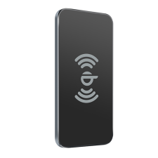 Awei W1 QI Wireless töltő - Fekete (10W) mobiltelefon kellék