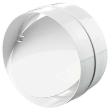 Awenta D100 Kerek pvc csőtoldó visszacsapószeleppel (KO100-22) hűtés, fűtés szerelvény