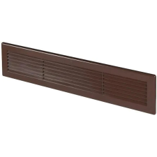 Awenta Műanyag szellőzőrács rovarhálóval 110x460 barna hűtés, fűtés szerelvény