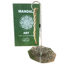 AWGifts Kötél Füstölő Készlet Tartóval - Mandala Virág füstölő