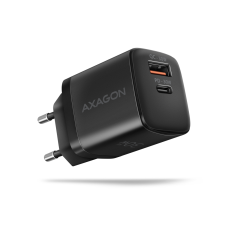 AXAGON ACU-PQ30 USB-A / USB-C Hálózati töltő adapter - Fekete (30W) mobiltelefon kellék