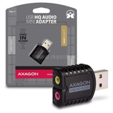 AXAGON ADA-17 USB Mini Stereo HQ Audio Adapter (ADA-17) számítógéptáska