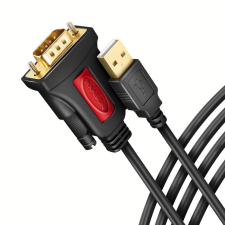 AXAGON ADS-1PSN USB-A 2.0 apa - RS-232 apa Adapter kábel és adapter