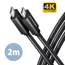 AXAGON BUCM32-CM20AB Speed+ USB-C &gt; USB-C 3.2 Gen 2 Cable 2m Black kábel és adapter
