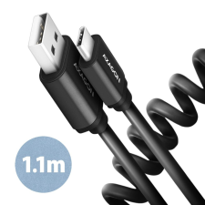 AXAGON bucm-am20tb twister usb-c usb-a cable 1,1m black kábel és adapter