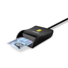 AXAGON CRE-SM3N Smart Card Flatreader Black kártyaolvasó