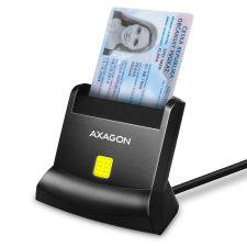 AXAGON CRE-SM4N Smart Card Standreader Black kártyaolvasó