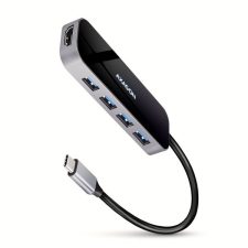 AXAGON HMC-6H4A SuperSpeed USB-C COMBO 6in1 hub hub és switch