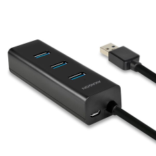 AXAGON HUE-S2BL USB3.0 gyorstöltő funkcióval (HUE-S2BL) - USB Elosztó hub és switch