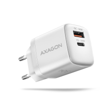 AXAGON PD &amp; QC USB-A, USB-C hálózati töltő 30W fehér (ACU-PQ30W) mobiltelefon kellék