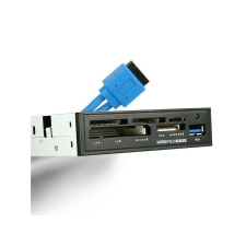 AXAGON USB3.0 5 foglalatú belső kártyaolvasó fekete (CRI-S3) memóriakártya