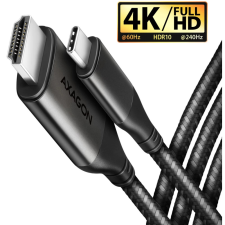 AXAGON USB 2.0 Type C HDMI 2.0 Átalakító Fekete 1.8m RVC-HI2MC kábel és adapter