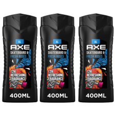 Axe Tusfürdő Skateboard&amp;Roses 3x400ml tusfürdők