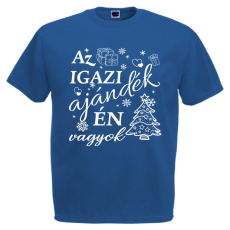  Az igazi ajándék én vagyok - Karácsonyi Férfi Póló