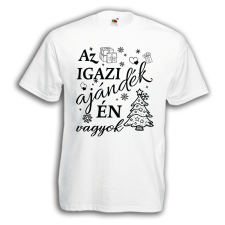 Az igazi ajándék én vagyok - Karácsonyi Férfi Póló férfi póló