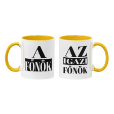 Az igazi főnök - Páros Színes Bögre (2db) bögrék, csészék