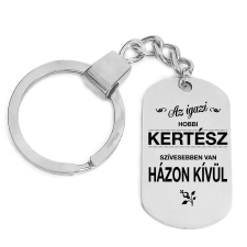 Az igazi hobbi kertész – kulcstartó több formában és színben kulcstartó