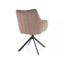  Azalia Velvet Forgó Bársony Étkezőszék Cappuccino bútor