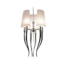 Azzardo DIABLO fehér függesztett lámpa (AZ-0028) E14  6 izzós IP20 világítás