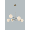 Azzardo Oviedo arany-fehér függesztett lámpa (AZ-4421) G9 6 izzós IP20
