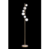 Azzardo Sybilla fehér-sárgaréz állólámpa (AZ-4408) G9 6 izzós IP20